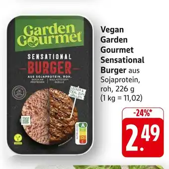Edeka Garden gourmet sensational burger Angebot