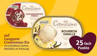 tegut Langnese cremissimo eis Angebot