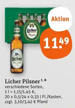 tegut Licher pilsner Angebot