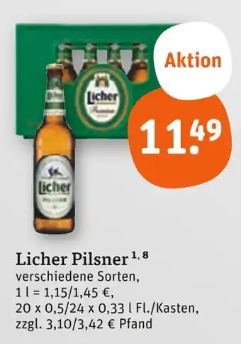 tegut Licher pilsner Angebot