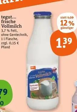 tegut Tegut... frische vollmilch Angebot