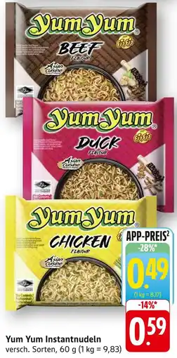 Edeka Yum yum beef flavour Angebot