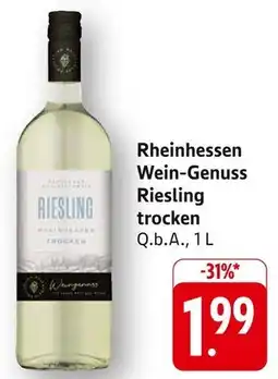 Edeka Rheinhessen wein-genuss riesling trocken Angebot