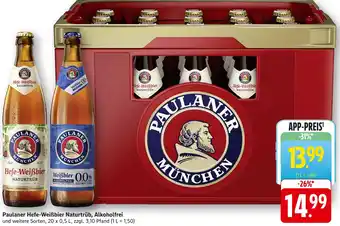 Edeka Paulaner münchen hefe-weißbier naturtrüb Angebot