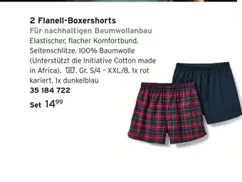 Tchibo Flanell-boxershorts Angebot