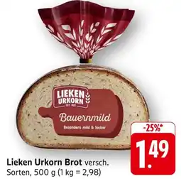 Edeka Lieken urkorn bauernmild Angebot