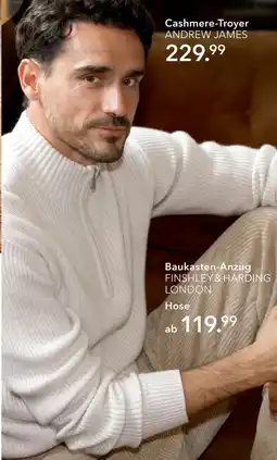 Peek & Cloppenburg Hamburg Andrew james cashmere-troyer Angebot
