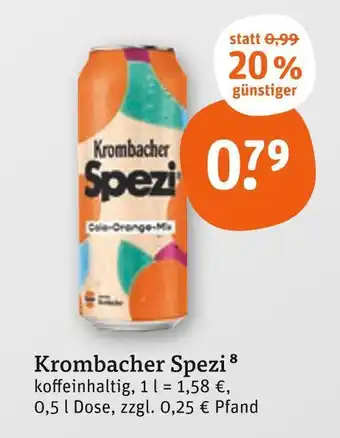 tegut Krombacher spezi Angebot