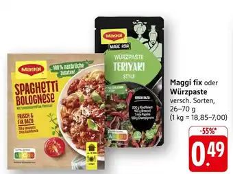 Edeka Maggi spaghetti bolognese Angebot