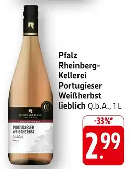 Edeka Rheinberg-kellerei portugieser weißherbst lieblich Angebot