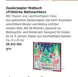 Tchibo Zauberpapier-malbuch fröhliche weihnachten Angebot