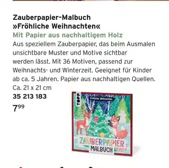 Tchibo Zauberpapier-malbuch fröhliche weihnachten Angebot