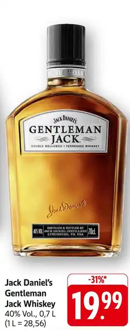 Edeka Jack daniel's gentleman jack whiskey Angebot