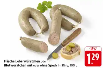 Edeka Frische leberwürstchen Angebot
