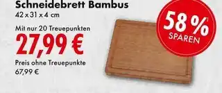 Edeka Schneidebrett bambus Angebot