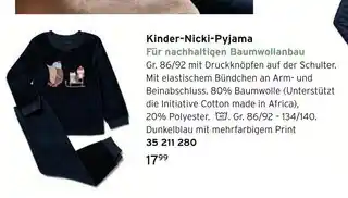 Tchibo Kinder-nicki-pyjama Angebot