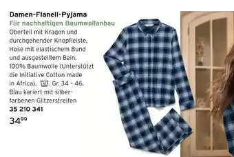 Tchibo Damen-flanell-pyjama Angebot