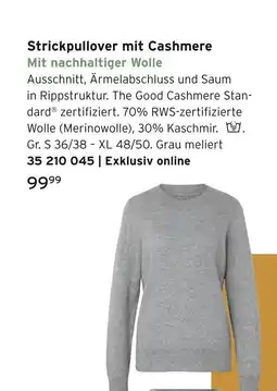 Tchibo Strickpullover mit cashmere Angebot