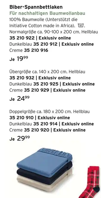 Tchibo Biber-spannbettlaken Angebot
