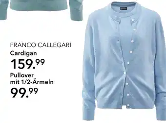 Peek & Cloppenburg Hamburg Franco callegari cardigan Angebot