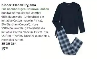 Tchibo Kinder-flanell-pyjama Angebot