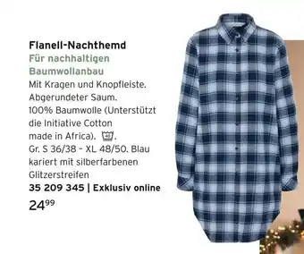 Tchibo Flanell-nachthemd Angebot