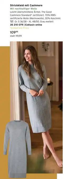 Tchibo Tchibo strickkleid mit cashmere Angebot