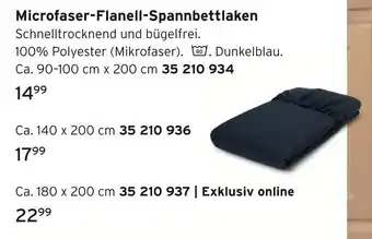 Tchibo Microfaser-flanell-spannbettlaken Angebot