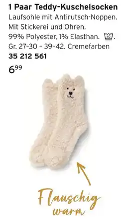 Tchibo Teddy-kuschelsocken Angebot