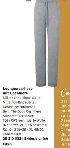 Tchibo Loungewearhose mit cashmere Angebot