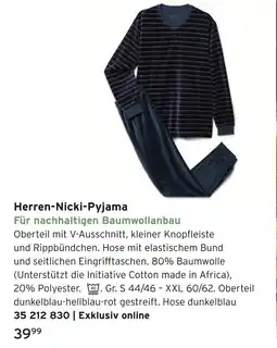 Tchibo Herren-nicki-pyjama Angebot
