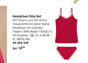 Tchibo Hemdchen-slip-set Angebot