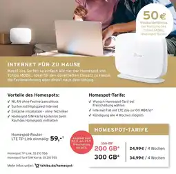 Tchibo Tp-link homespot-router lte tp-link Angebot