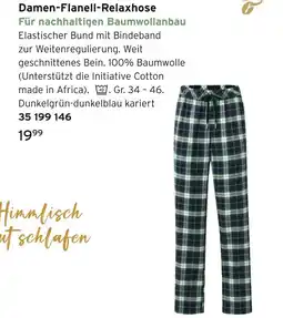 Tchibo Damen-flanell-relaxhose Angebot