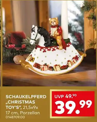 Villeroy & boch schaukelpferd 'christmas toy's'