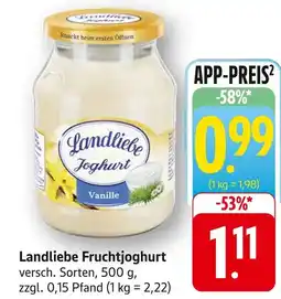 Edeka Landliebe fruchtjoghurt vanille Angebot
