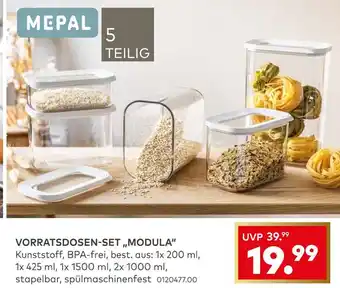 Mepal vorratsdosen-set „modula“