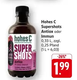 Edeka Hohes c supershots antiox Angebot