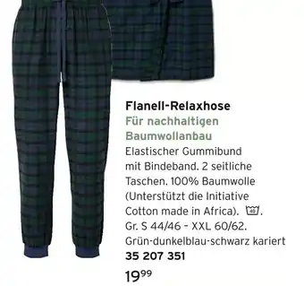 Tchibo Flanell-relaxhose Angebot