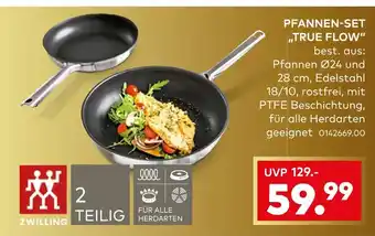 porta Zwilling pfannen-set 'true flow' Angebot