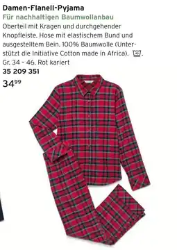 Tchibo Damen-flanell-pyjama Angebot
