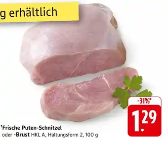Edeka Frische puten-schnitzel Angebot