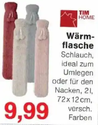 Jawoll TIM HOME Wärmflasche Angebot