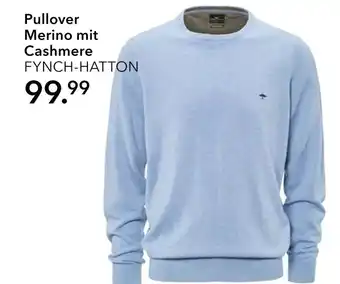 Peek & Cloppenburg Hamburg Fynch-hatton pullover merino mit cashmere Angebot