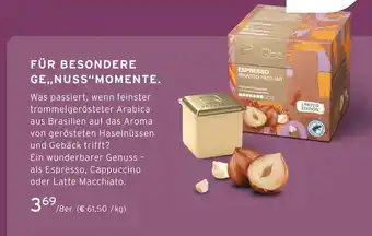 Tchibo Qbo espresso roasted hazelnut Angebot