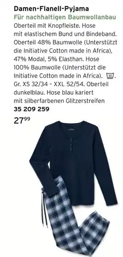 Tchibo Damen-flanell-pyjama Angebot