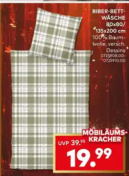 porta Biber-bettwäsche Angebot