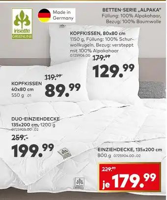 porta Kopfkissen Angebot