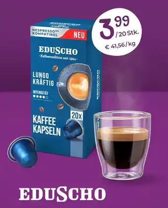 Tchibo Eduscho lungo kräftig kaffee kapseln Angebot
