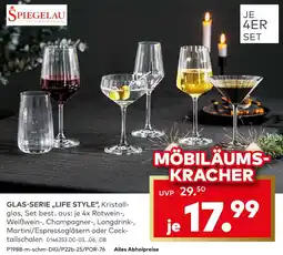 porta Spiegelau glas-serie life style kristallglas Angebot